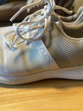FootJoy Flex Golf Shoe White Grey 95754 Woman’s Size 6.5.